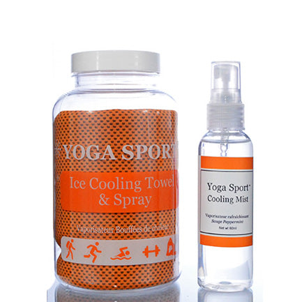 Cooling Ice Towel and Spray - Yoga Sport