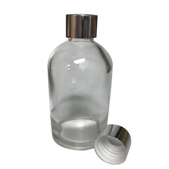 Clear Glass Reed Diffuser Bottle with Stopper & Cap, 250ml - FINAL SALE