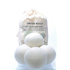 MONCILLO Pure New Zealand Wool Dryer Balls (Bag 6)
