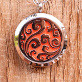 Scroll Aroma Pendant Necklace ON SALE 50% OFF